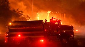 Dramatic VIDEO shows LA firefighters battling Saddleridge fire