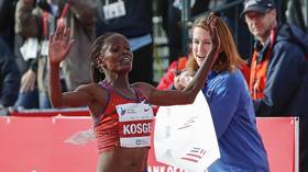 Kenya's Brigid Kosgei smashes 16-year women's marathon world record in Chicago