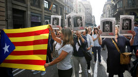 Protests erupt in Barcelona as citizens vent anger at harsh sentences for Catalan referendum organizers