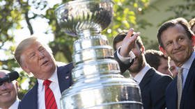 ‘Sold at $65,000’: Donald Trump ‘buys’ Stanley Cup during St. Louis Blues White House visit (VIDEO)