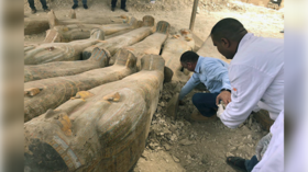 Vast trove of sarcophagi found ‘as the ancient Egyptians left them’ in Luxor (PHOTOS)