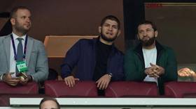 'The Eagle' has landed: UFC champion Khabib Nurmagomedov spotted at Galatasaray-Real Madrid Champions League game