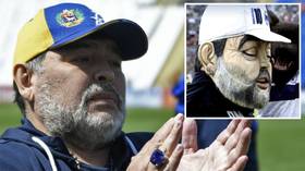 'Horrible': Gimnasia fans horrified as club unveils eerie Diego Maradona mascot (PHOTO)
