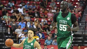 A low blow: Celtics rookie discovers there’s a down side to being NBA’s tallest player after low ceiling leaves him concussed
