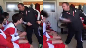 ‘A parent-child relationship’: Turkish coach explains why he smacks under-performing young footballers (VIDEO)