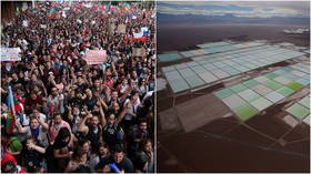 Protesters in Chile disrupt lithium mines with road blockade amid growing anti-government demonstrations