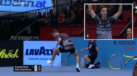 ‘Shot of the season’: Tennis doubles ace plays incredible ‘tweener’ so good even he was left gobsmacked (VIDEO)