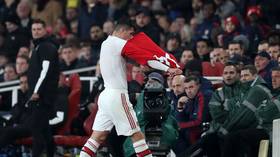 ‘Utter disgrace’: Arsenal fans fume after captain Xhaka 'tells own supporters to f*ck off' before ripping off shirt (VIDEO)