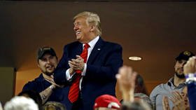 Cacophony of boos & ‘lock him up’ chants erupt at baseball World Series after Trump appears on TV screen