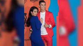 Thumbs up: Ronaldo feels the love from girlfriend Georgina Rodriguez as double gets Juve back to winning ways in Serie A