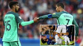 Ronaldo sends touching message of support to Portugal teammate Gomes after horror ankle injury