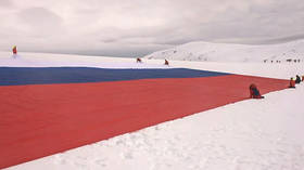 Putin’s bikers invade Antarctica, occupy abandoned base… all just to unfurl a GIANT Russian flag