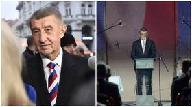 Betrayed by stripes? Czech PM caught wearing ‘Russian’ tie during celebration of anti-Soviet uprising