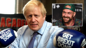 'Raging Bullsh*t!' Boris Johnson battered online for 'Brexit' boxing session at Tyson Fury's gym