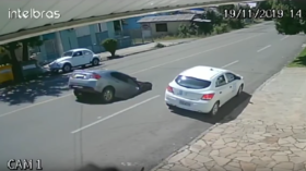 WATCH: Sinkhole in Brazil swallows mother and daughter as they drive behind truck