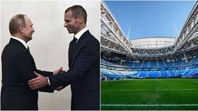 Russia will be top-level Euro 2020 hosts, UEFA chief Ceferin tells Putin