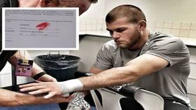 ‘This will be war!’ Aussie UFC fighter signs bout agreement IN BLOOD (PHOTO)
