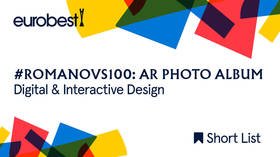 Eurobest shortlists #Romanovs100 AR Photo Album for Digital & Interactive Design award