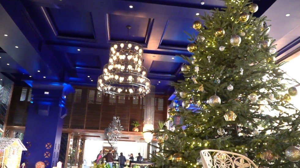 The World's Most Expensive Christmas Tree” at Kempinski Hotel