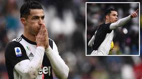 Hero to zero: Cristiano Ronaldo earns a point for Juventus, then denies his side a win by BLOCKING teammate's shot (VIDEO)