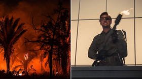 Twitter erupts with flamethrower memes as Bolsonaro v DiCaprio feud over Amazon flares up