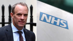 ‘I’ve never advocated that’: Foreign Sec Raab left red-faced as ‘NHS privatization’ book comes back to bite him