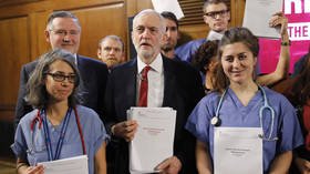 Corbyn rejects ‘nonsense’ claims Russia behind controversial UK-US leaked NHS dossier