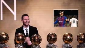 Golden balls on display! Lionel Messi to parade record SIXTH Ballon d'Or before Barcelona's game with Mallorca