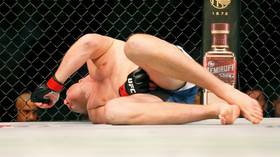 'Came out of retirement for this?' Giant UFC heavyweight Stefan Struve's comeback marred by TWO low blows, loses by TKO