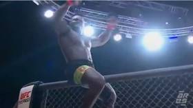'The birth of a new phenom!' Senegalese wrestling behemoth wins on MMA debut (VIDEO)