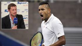 'Good company': Tennis bad boy Nick Kyrgios reveals pic of Eugenie Bouchard in his VIP box – before getting close to her SISTER