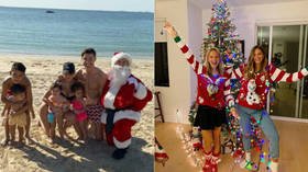 Beach breaks and pyjama parties: Sport stars spread the Christmas cheer