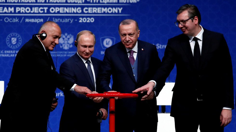 Full stream ahead: Russia & Turkey launch TurkStream gas pipeline — RT ...
