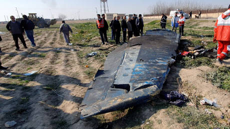 FILE PHOTO: Debris of Ukraine International Airlines' Boeing 737-800 plane ©  REUTERS
