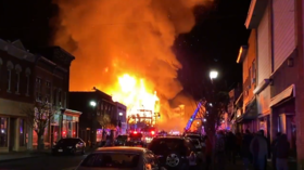 WATCH ‘disastrous’ blaze fully engulf apartment building under construction in New Jersey