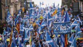 ‘Scotland’s right to choose’: Thousands join pro-independence march in Glasgow