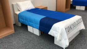 Three’s a crowd: Cardboard beds at Tokyo Games sturdy enough for sex... but only if athletes keep it to two people