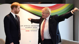 ‘Look Harry, I’m like DiCaprio in Titanic’: Social media mocks awkward Prince Harry & BoJo summit pic