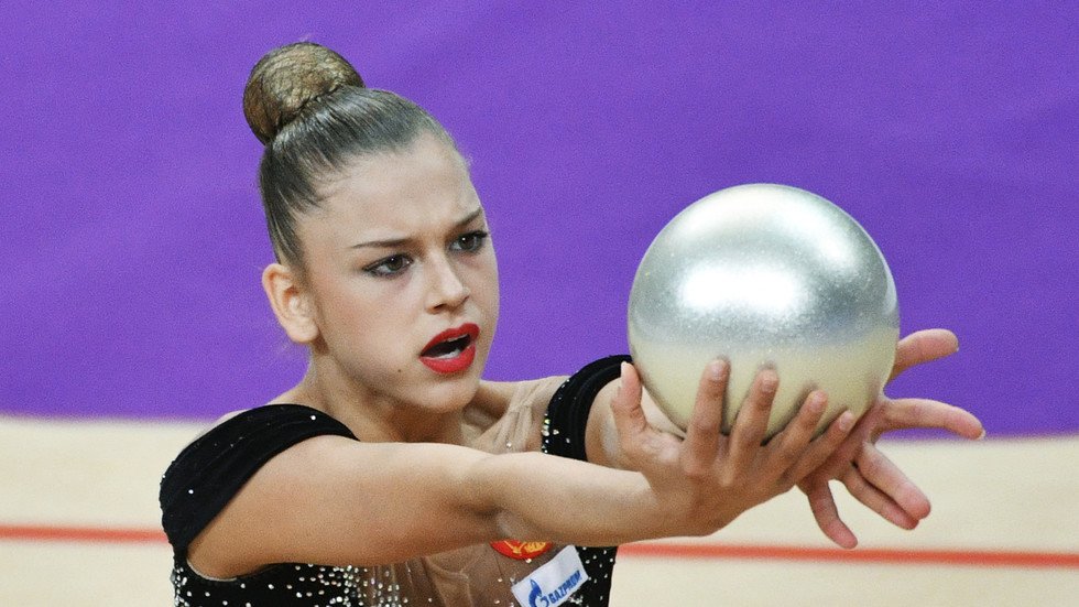 Aleksandra the ace! Russian Gymnast Soldatova serves up scorching