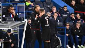 ‘Embarrassing baby’: Fans slate Mbappe as PSG star’s touchline bust-up with Tuchel will leave Real Madrid rubbing hands with glee