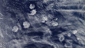 Unexplained ‘rosette’ cloud formation snapped from space by NASA
