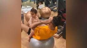 ‘No excuses’: Cristiano Ronaldo shares workout video as daughter lends a hand after shock Juventus defeat at weekend