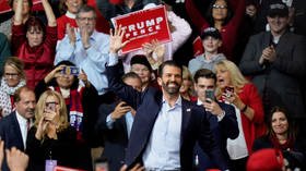 Trump rally REPEATEDLY breaks out in ‘46! 46!’ chant as Don Jr. comes on stage & #Resistance freaks out