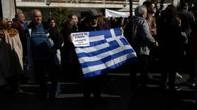 Residents from Greek islands protest in Athens against building new migrant camps