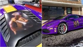 Tacky tribute? Fans slam 'shameful' $170K Lamborghini dedicated to late NBA star Kobe Bryant