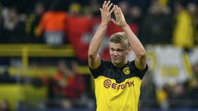 'What a brute of a player': Fans stunned by powerhouse Champions League display from Dortmund's teenage sensation Erling Haaland