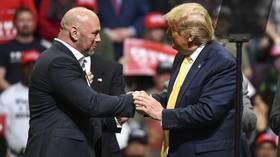 'He's a fighter': UFC boss Dana White hails Donald Trump at election rally and reveals presidential pair have become 'even closer'