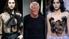 Armani piggybacks on #MeToo by likening sexy ads & fashion trends to RAPE… but that’s never stopped him from embracing them