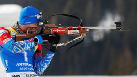 Italian police search surging Russian biathlete Loginov HOURS before race