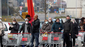 Shops stripped bare in scenes reminiscent of ‘zombie apocalypse’ as coronavirus fears sweep Italy (VIDEOS)